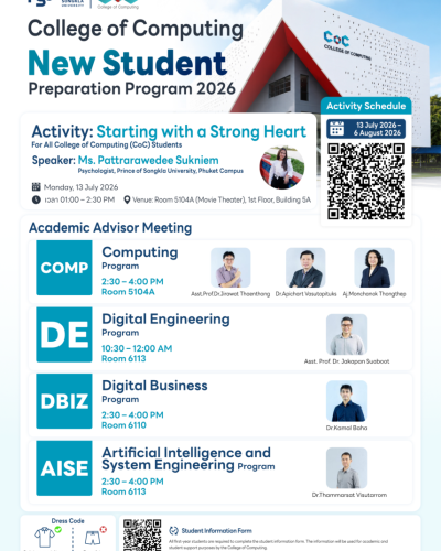 Activities to prepare new students for the academic year 2026