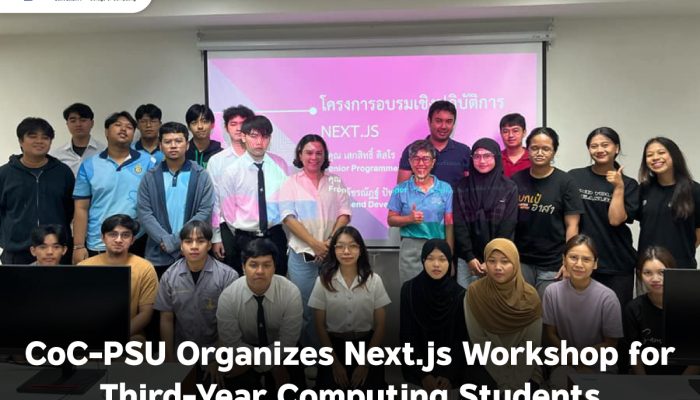CoC-PSU Organizes Next.js Workshop for Third-Year Computing Students