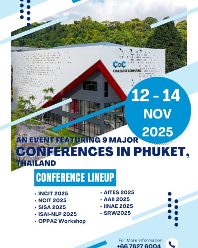 An Event Featuring 9 Major conferences and workshops in Phuket, Thailand