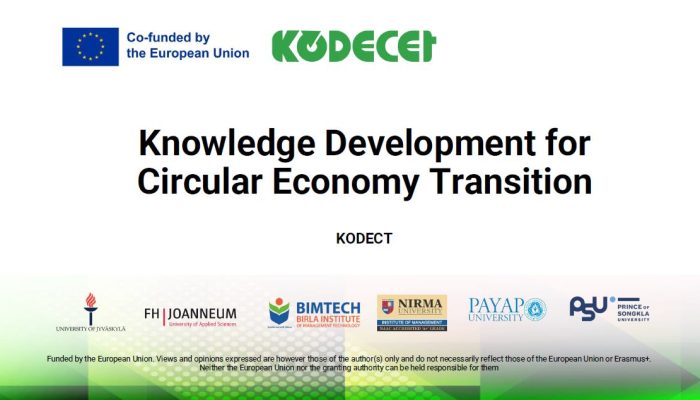 CoC-PSU จัดกิจกรรม “Future Ambassadors of Circular Economy and Sustainability” ภายใต้โครงการ KODECET สร้างเยาวชนสู่ความยั่งยืน